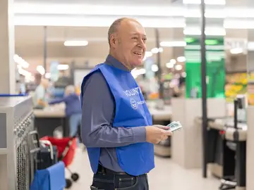 Voluntario durante la "Gran Recogida" Voluntario durante la "Gran Recogida"