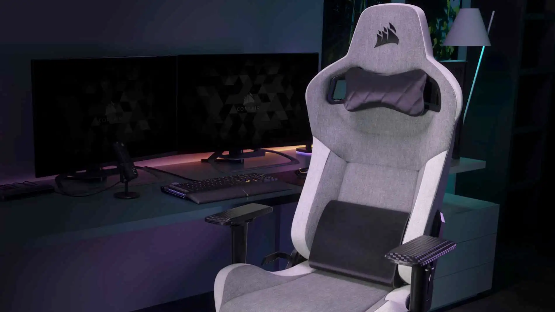 La silla CORSAIR T3 RUSH Fabric (2023) soporta hasta 120 kg