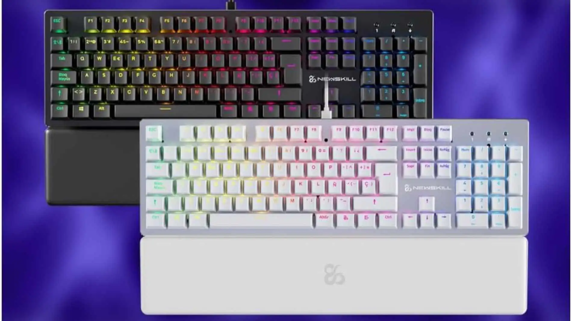 El teclado Newskill Serike V2 está disponible en dos colores