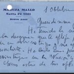 Una carta de Maruja Mallo a Gabriela Mistral