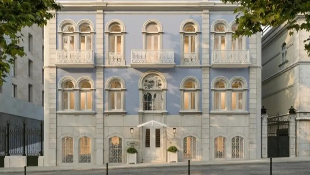 El restaurante se encuentra en la planta baja de un palacio del siglo XIX