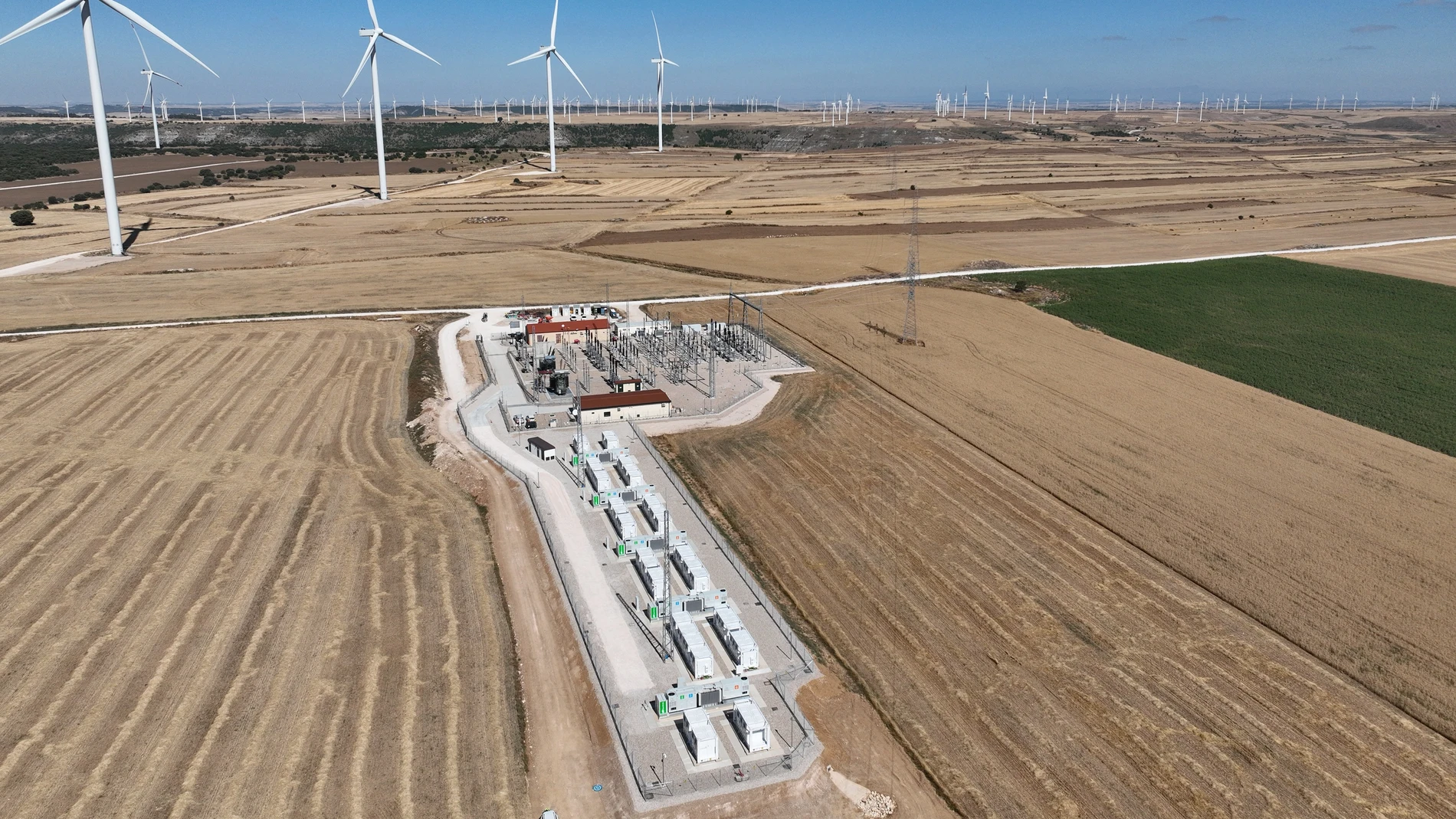 Batería de Iberdrola en Revilla Vallejera