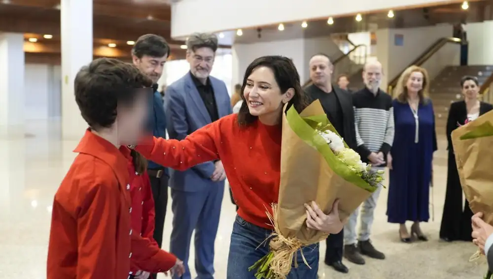 Isabel Díaz Ayuso en el concierto del Coro de Niños y Jóvenes de la Comunidad de Madrid.