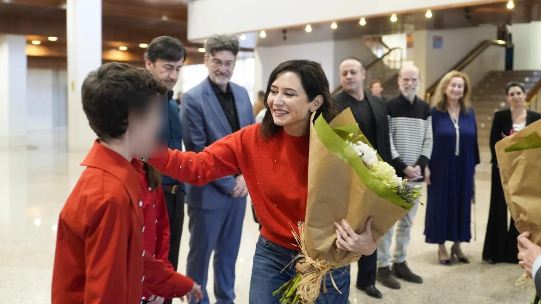 Isabel Díaz Ayuso en el concierto del Coro de Niños y Jóvenes de la Comunidad de Madrid.