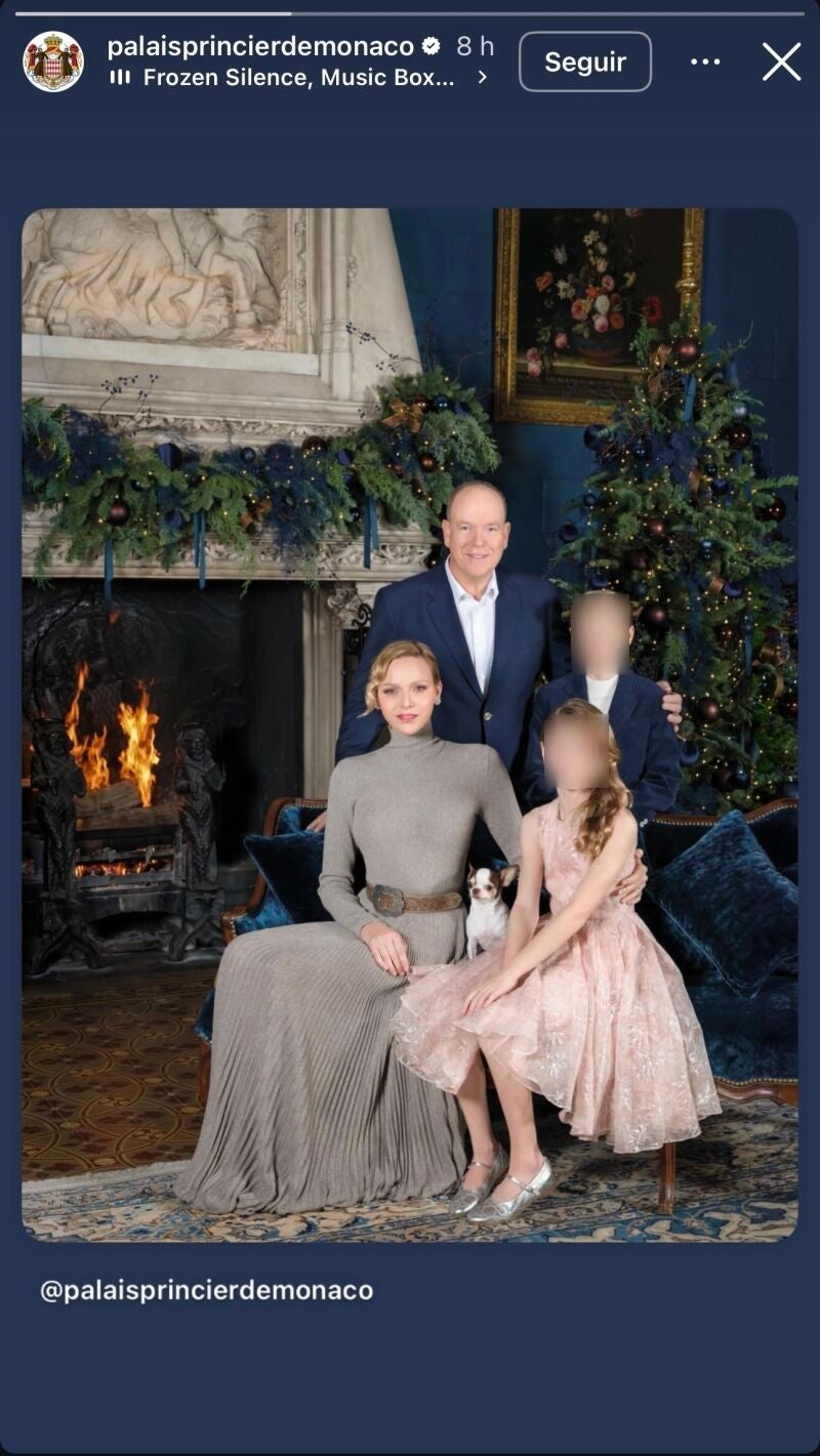 Felicitación de Navidad de Alberto II y Charlène de Mónaco.