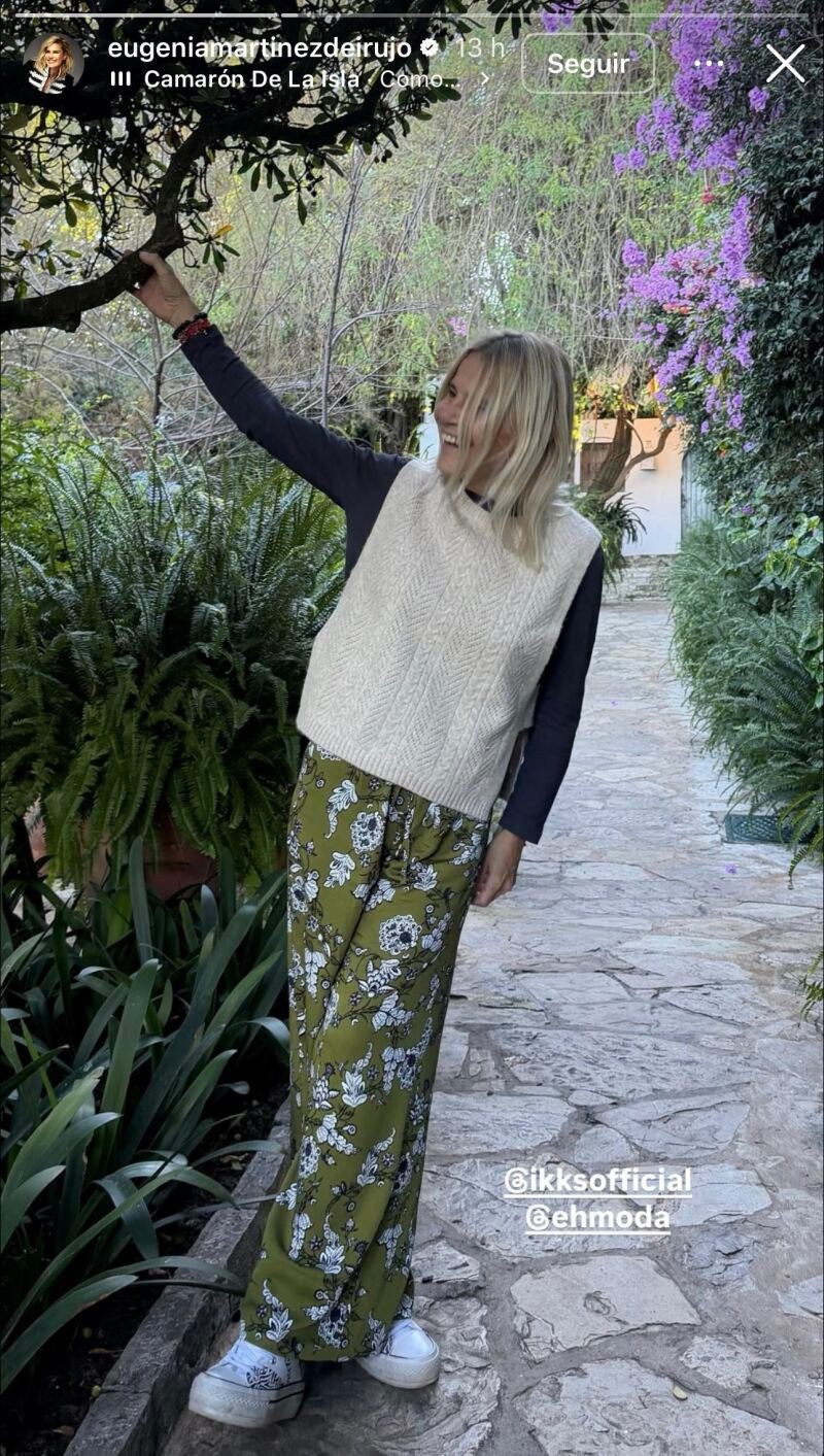 Lookde Eugenia Martínez de Irujo.