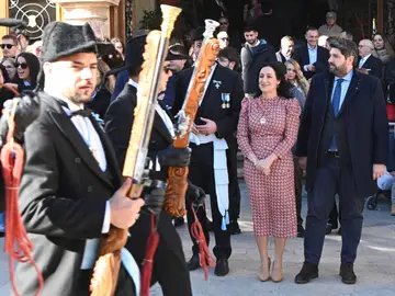 El presidente del Gobierno regional, Fernando López Miras, asistió hoy a la bajada de la patrona de Yecla, la Virgen del Castillo El presidente del Gobierno regional, Fernando López Miras, asistió hoy a la bajada de la patrona de Yecla, la Virgen del Castillo