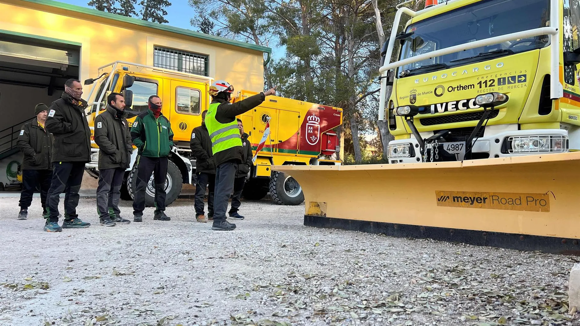 MURCIA.-La CARM refuerza la capacitación del operativo invernal con un curso de reciclaje en manejo de equipos quitanieves
