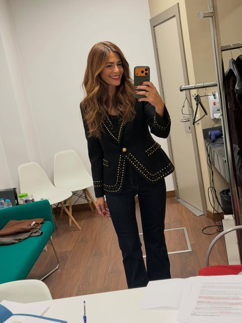 El look de Nuria Roca.