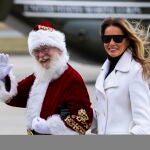 First Lady Melania Trump Partners with Toys for Tots at Quantico Marine Base