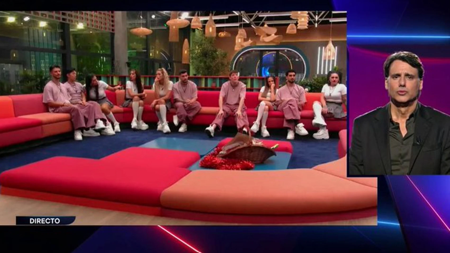 Ion Aramendi durante uno de los últimos debates de 'Gran Hermano 20'