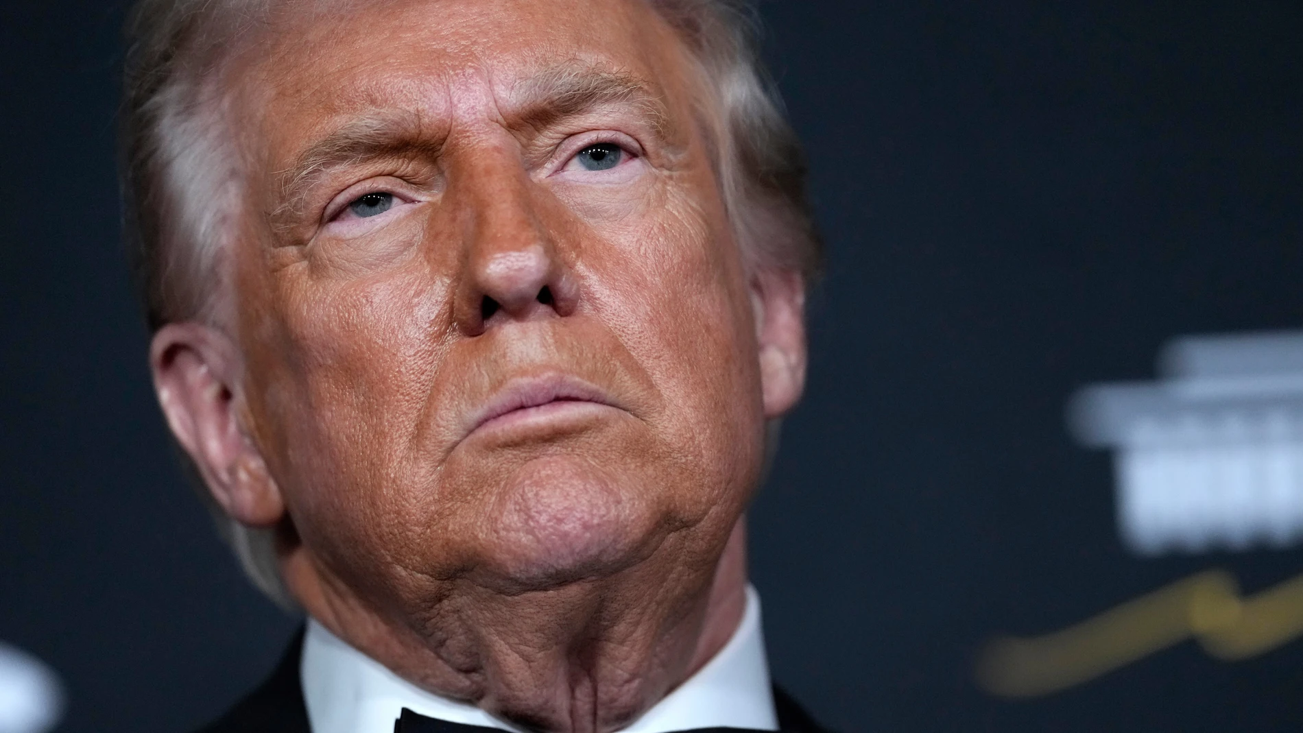 President Donald Trump walks the red carpet before the 48th Kennedy Center Honors, Sunday, Dec. 7, 2025, at the John F. Kennedy Center for the Performing Arts in Washington. (AP Photo/Julia Demaree Nikhinson)