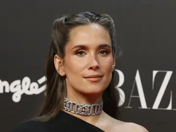 El look de María Pombo. El look de María Pombo.