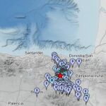 Registrado un terremoto de magnitud 4 en &Aacute;lava