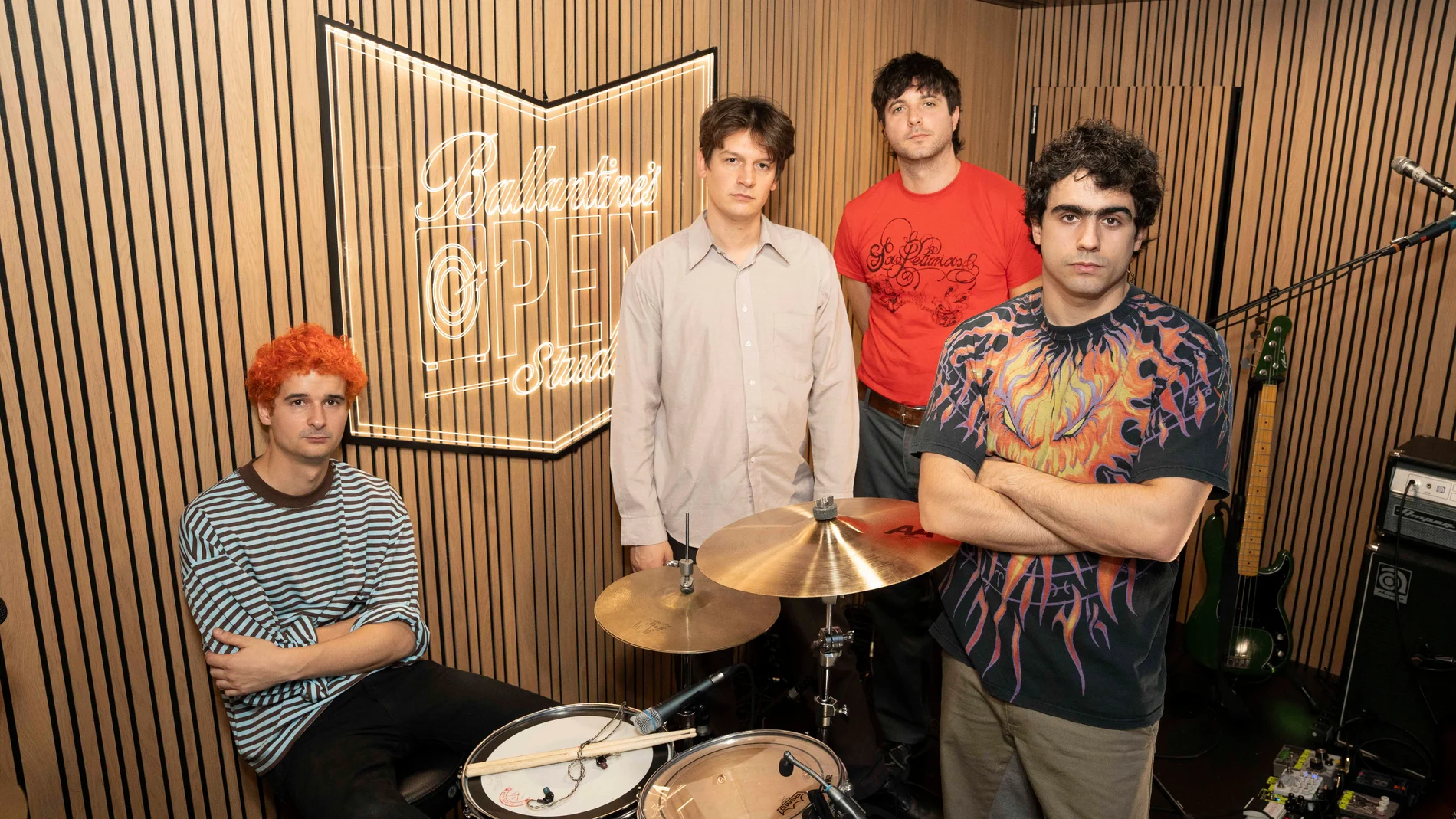 Desde la izquierda, Juan Pedrayes, Mario del Valle, Martín Valhonrat y Diego Ibáñez