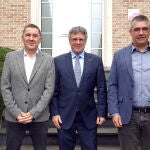 Otegi se ha reunido este jueves con Puigdemont en Waterloo