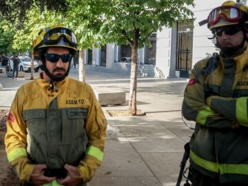 Bomberos Forestales en conflicto con Tragsa