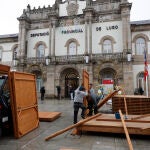 Entrada de la Diputaci&oacute;n de Lugo. 
