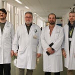 De izq a dcha, Michele De Prisco, Eduard Vieta, Vicenzo Oliva y Diego Hidalgo-Mazzei