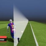 F&uacute;tbol.- Hawk-Eye Innovations corrobora el fuera de juego de Raphinha en el gol de Ferran Torres frente a Osasuna