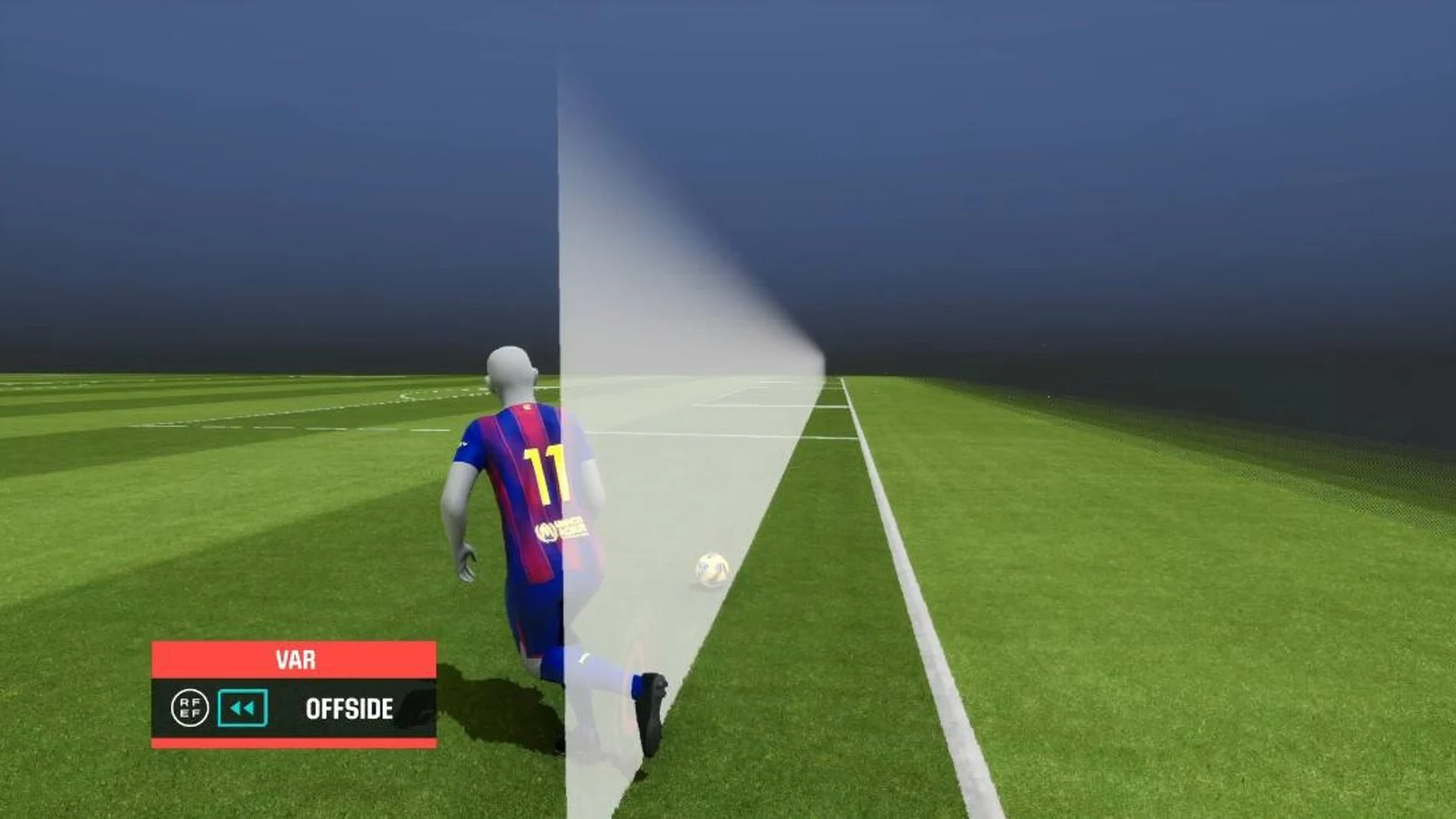 Fútbol.- Hawk-Eye Innovations corrobora el fuera de juego de Raphinha en el gol de Ferran Torres frente a Osasuna