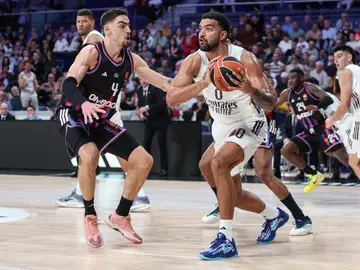 Trey Lyles, en el partido de la Euroliga ante el Paris Basketball Trey Lyles, en el partido de la Euroliga ante el Paris Basketball