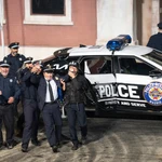 Últimos pases del show Loca Academia de Policía en el Parque Warner . David Jar