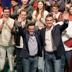 Sánchez y Gallardo participan en el acto de cierre de campaña del PSOE en Villanueva de la Serena