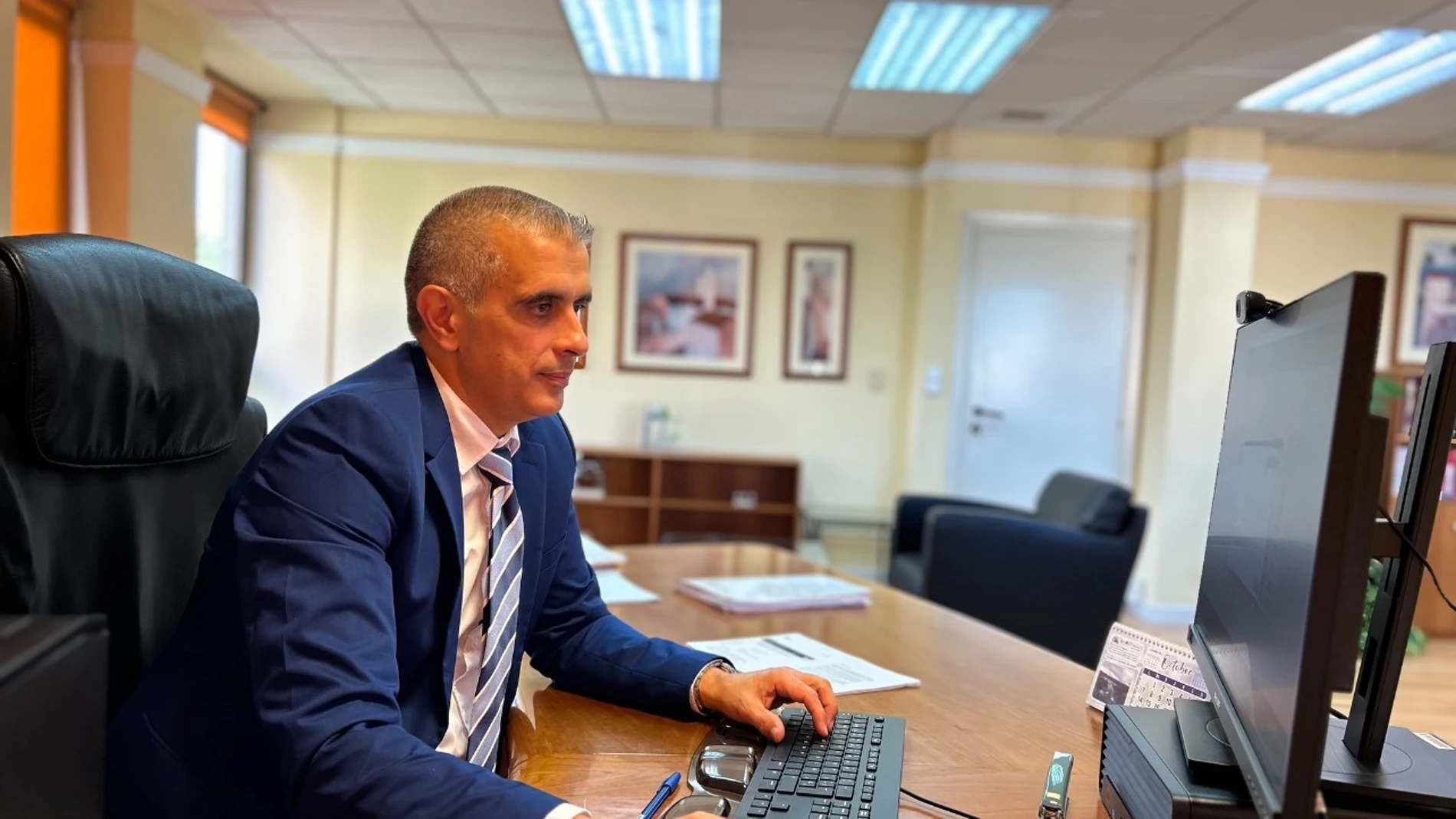 El director de Trabajo y Prevención de Riesgos Laborales de la Junta de Castilla y León, José Manuel Barrrios Costa