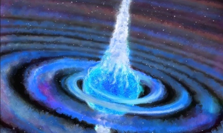 Chorros de rayos gamma durante una supernova