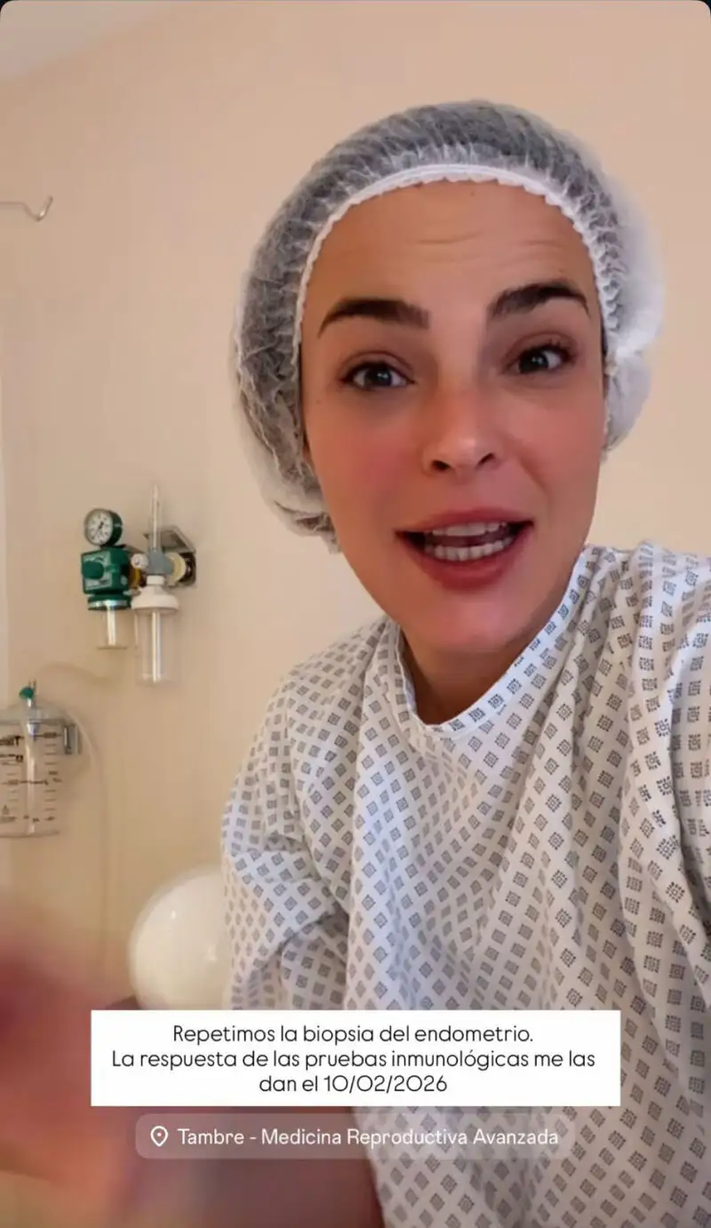 Marta Peñate desde el hospital