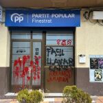 Atacan con pintadas la sede del PP en Finestrat (Alicante), localidad de la que era alcalde P&eacute;rez Llorca