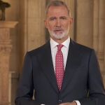 El rey Felipe VI pronuncia su discurso de Navidad