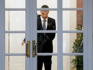 El presidente del Gobierno, Pedro Sánchez, en el Palacio de la Moncloa El presidente del Gobierno, Pedro Sánchez, en el Palacio de la Moncloa