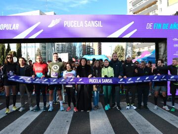 Salida de la Sansil Pucelana que ha contado con m&aacute;s de 5.500 corredores