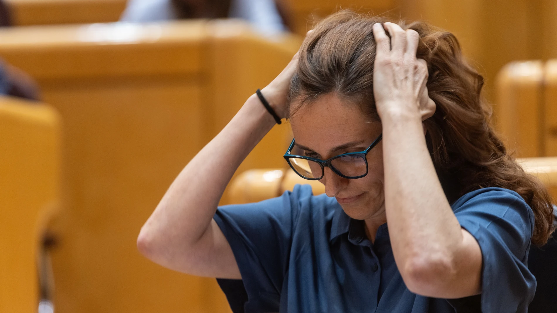 Mónica García en el Senado