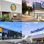 Imagen sobre varios supermercados