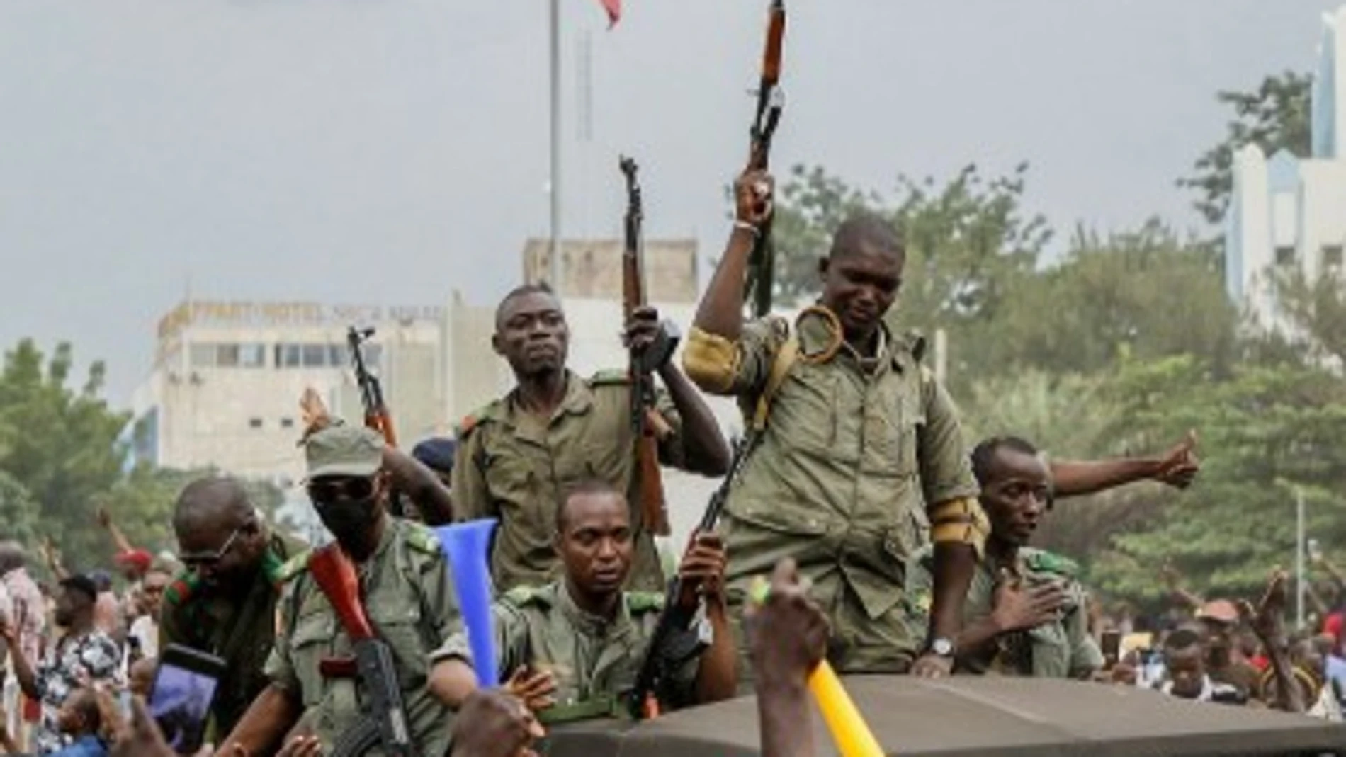 Imagen de un golpe de estadoen África