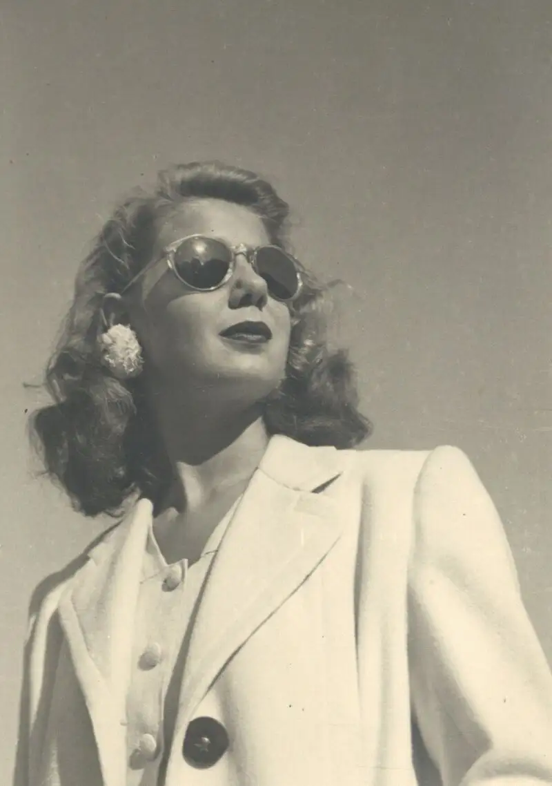 Cayetana Fitz-James Stuart, XVIII duquesa de Alba en su viaje de novios en Estados Unidos en 1947