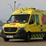 Una ambulancia del Centro de Emergencias Sanitarias 061 en imagen de archivo.