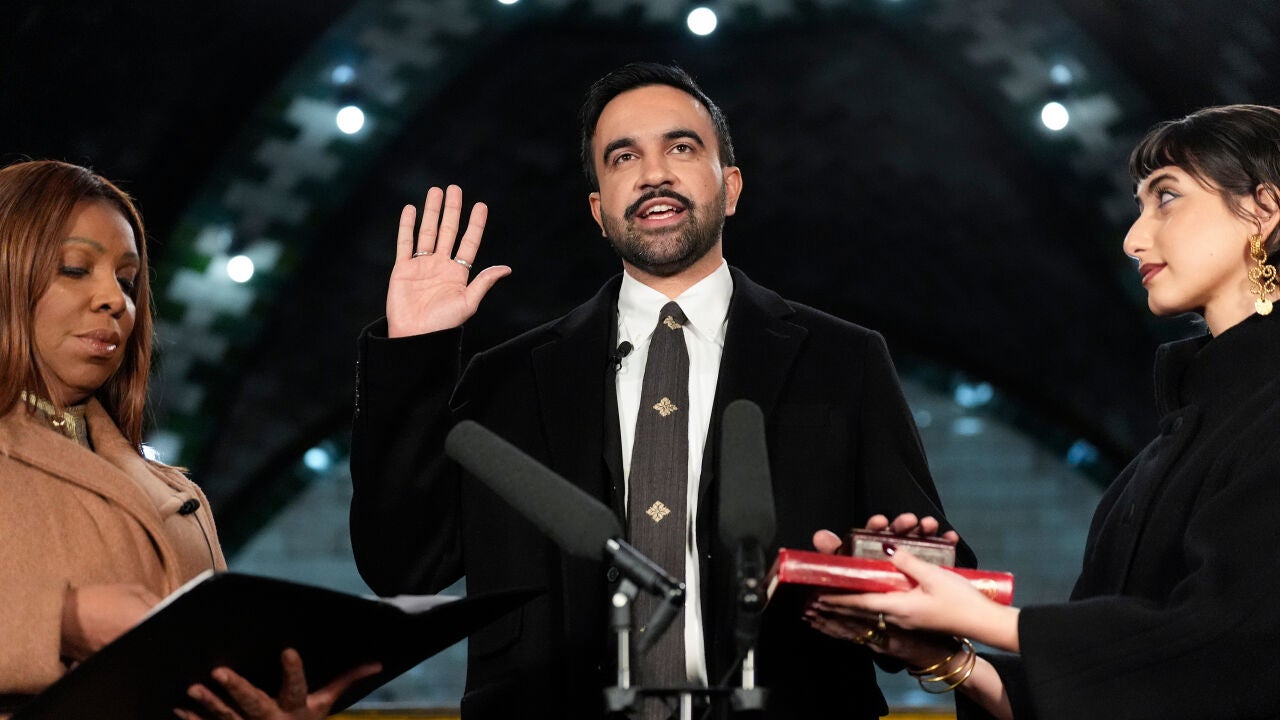 Mamdani jura como alcalde de Nueva York en un acto privado