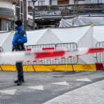 Aftermath of New Year's Day fire at Swiss ski resort
