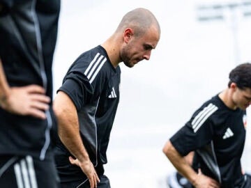 Espa&ntilde;a en una de las &uacute;ltimas sesiones de entrenamiento 