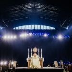 Uno de los momentos de la adoraci&oacute;n al Sant&iacute;simo del congreso eucar&iacute;stico de Indian&aacute;polis