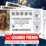 Segundo premio de la Loter&iacute;a del Ni&ntilde;o 2025: aproximaciones y d&oacute;nde ha tocado