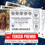 Tercer premio de la Loter&iacute;a del Ni&ntilde;o 2025: aproximaciones y d&oacute;nde ha tocado