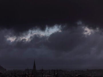 Vista del cielo en San Sebasti&aacute;n