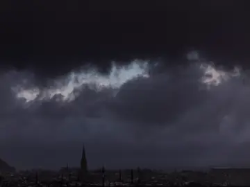 Vista del cielo en San Sebastián Vista del cielo en San Sebastián