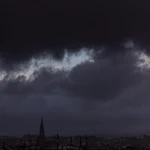 Vista del cielo en San Sebastián