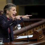 La vicepresidenta del Gobierno, Yolanda D&iacute;az